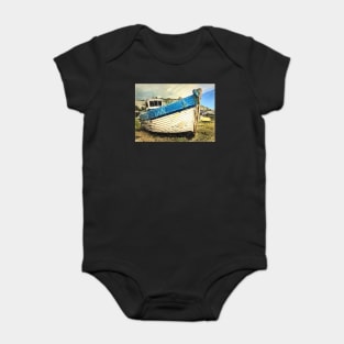 Neglected Fishing Boat Art Baby Bodysuit